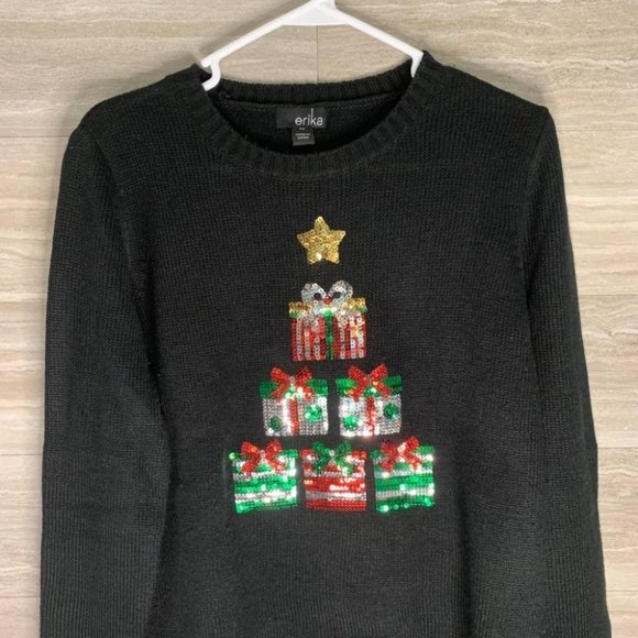 Women’s erika Present Christmas Sweater - Picture 6 of 7